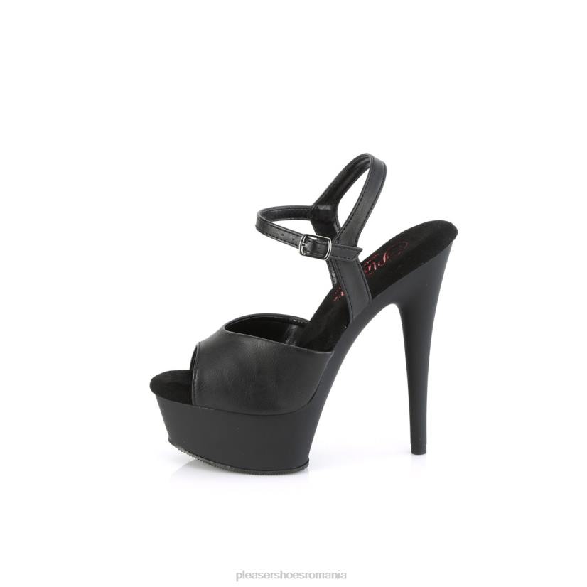 piele artificială neagră/negru L862402 excita-609