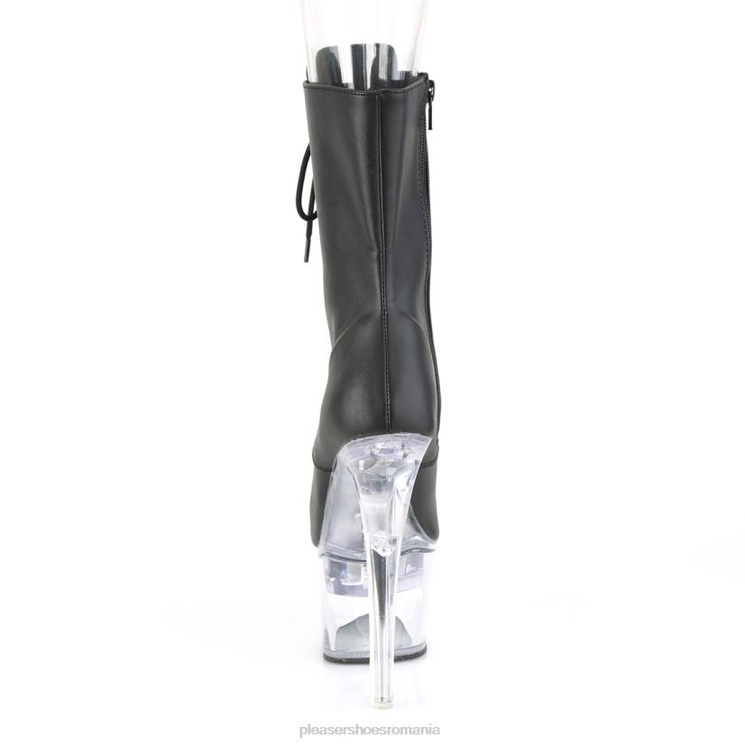 piele artificială neagră/clară L862179 flashdance-1020-7