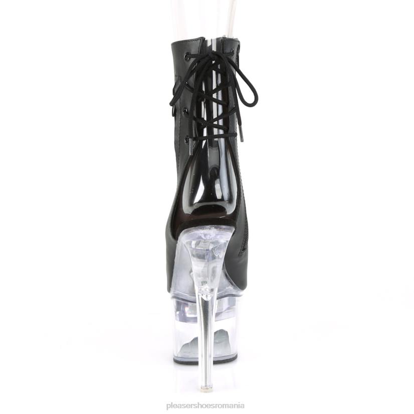 piele artificială neagră/clară L862186 flashdance-1018-7
